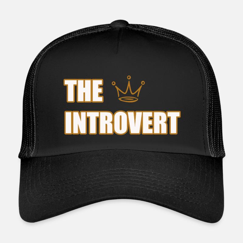 THE INTROVERT – Design minimaliste & Calm Statement Casquette trucker enfant