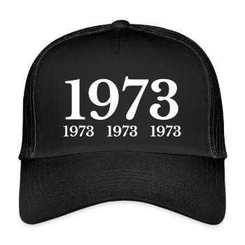 1973 - Kids’ Trucker Cap - black/black - Front