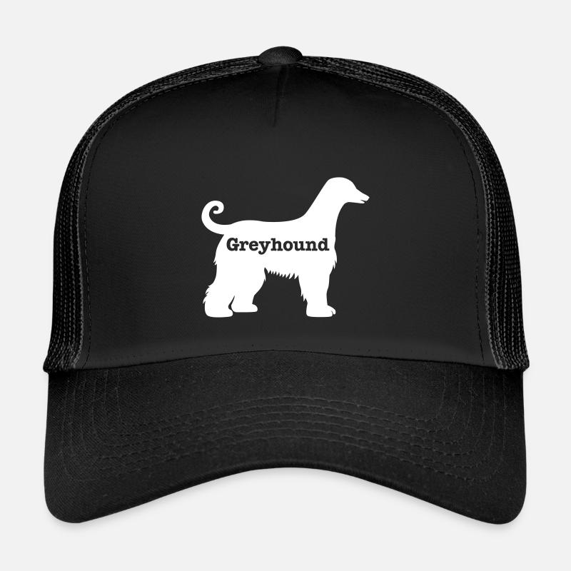Windhund - Kinder Trucker-Cap - Schwarz/Schwarz