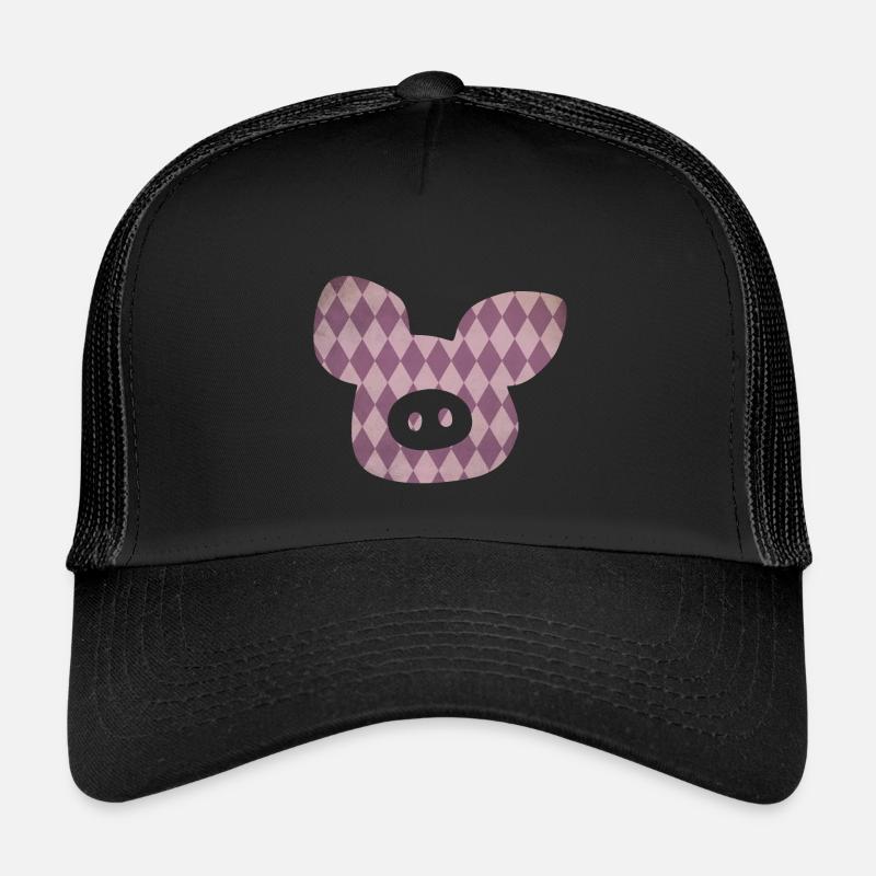 Pig Head Diamond Lucky Sow Lucky Charm 2023 Kids’ Trucker Cap