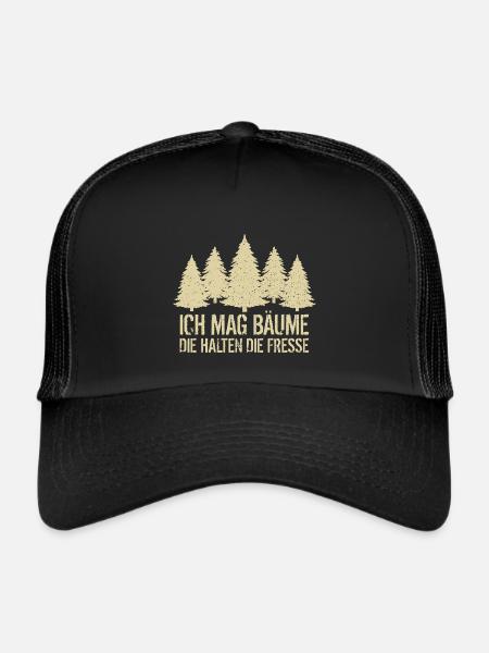 Wandern - Kinder Trucker-Cap - Schwarz/Schwarz