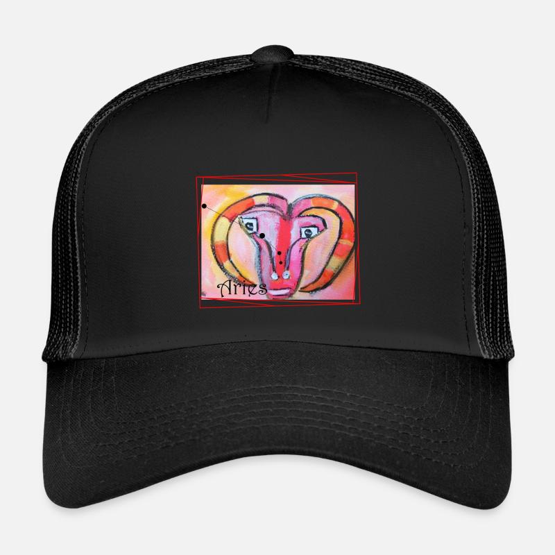 Widder Regenbogen Himmlische Kunst Kinder Trucker-Cap