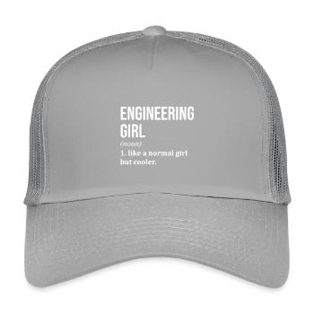 Engineer - Kids’ Trucker Cap - light grey - Front