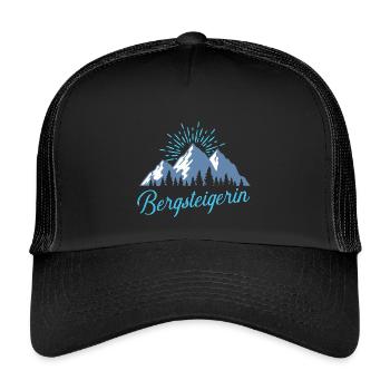 Climber - Kids’ Trucker Cap - black/black - Front