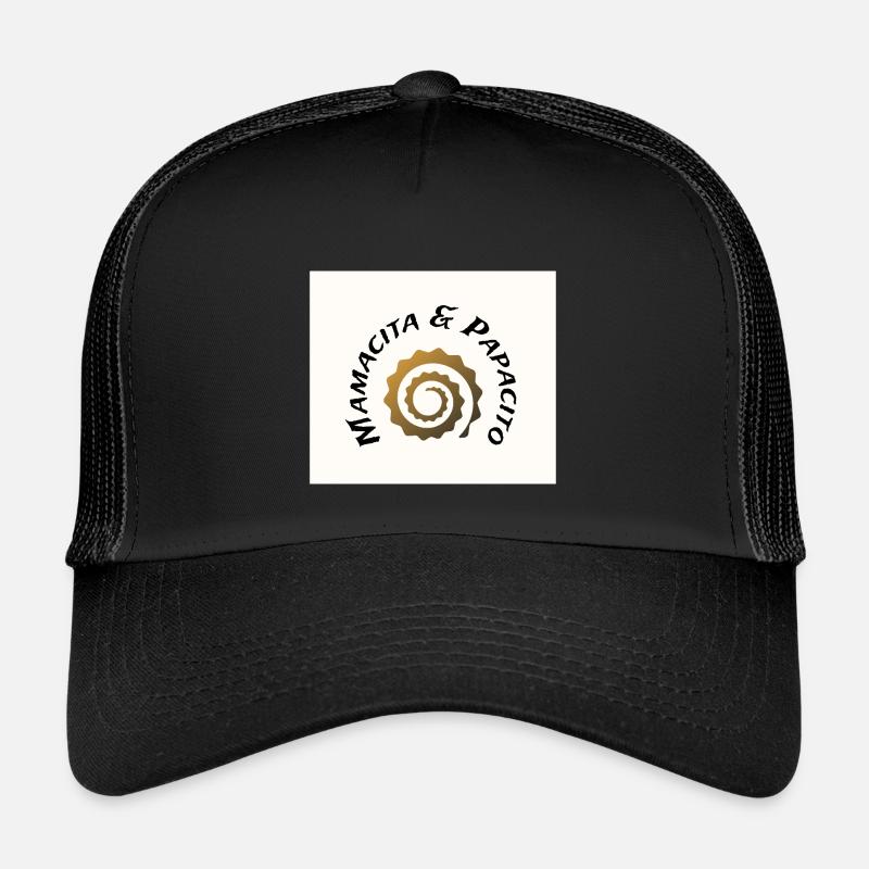 Logo M&P - Casquette trucker enfant - noir/noir