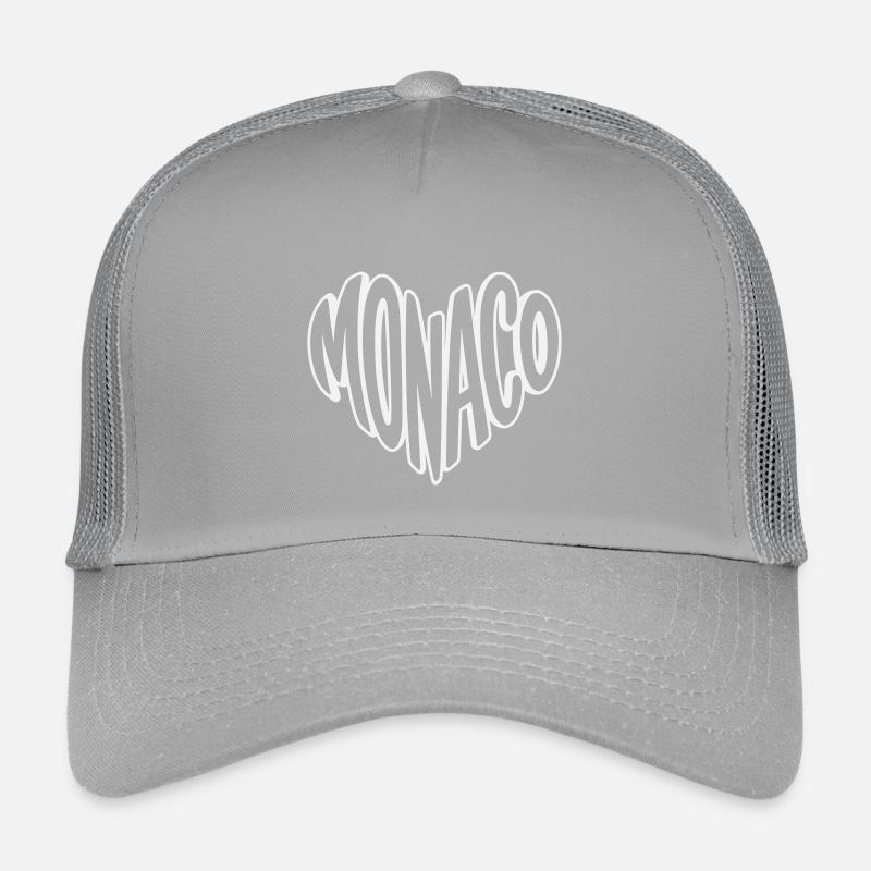 Typographie rétro de Monaco Casquette trucker enfant