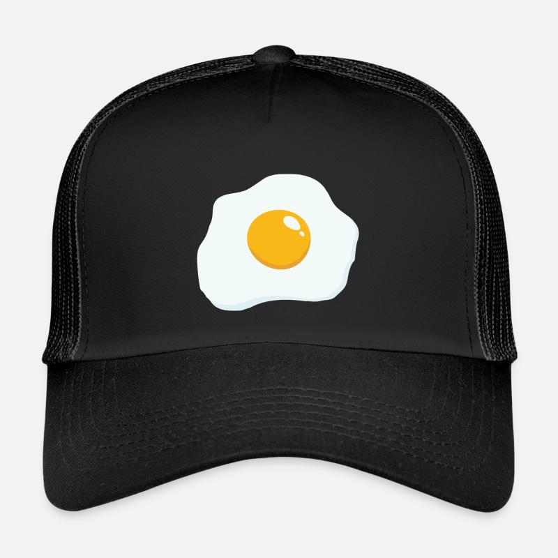Sunny Side Up - Kids’ Trucker Cap - black/black