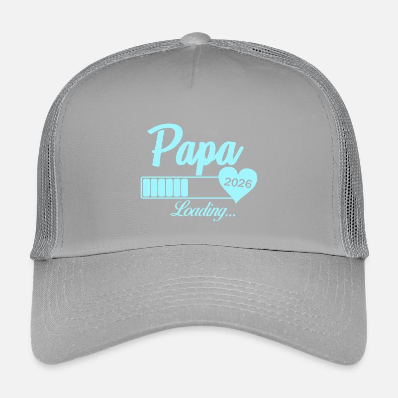 Papa Loading 2026 Herz Kinder Trucker-Cap