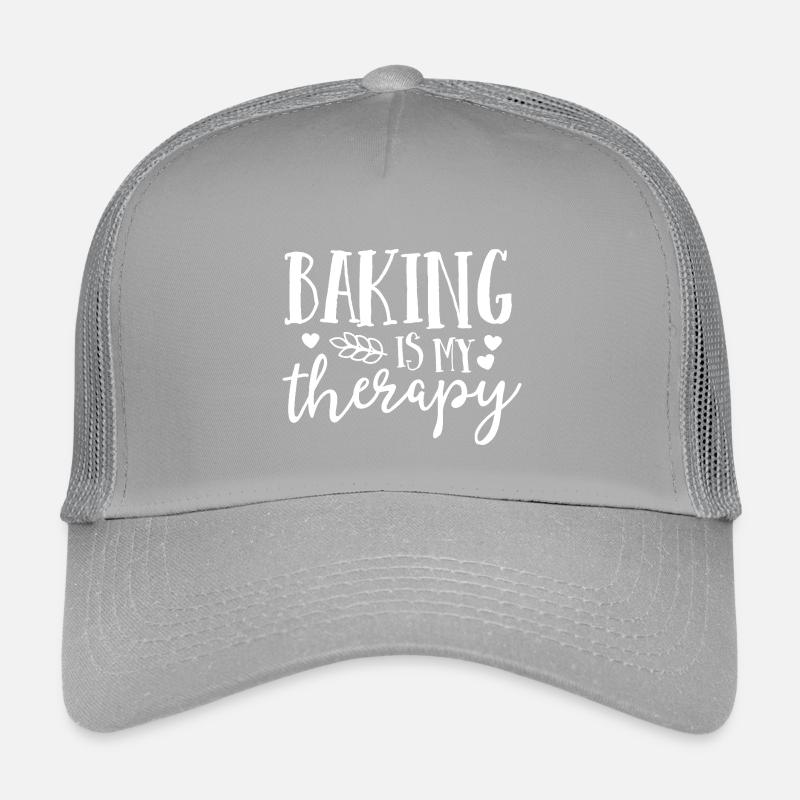Baking Is My Therapy Kids’ Trucker Cap