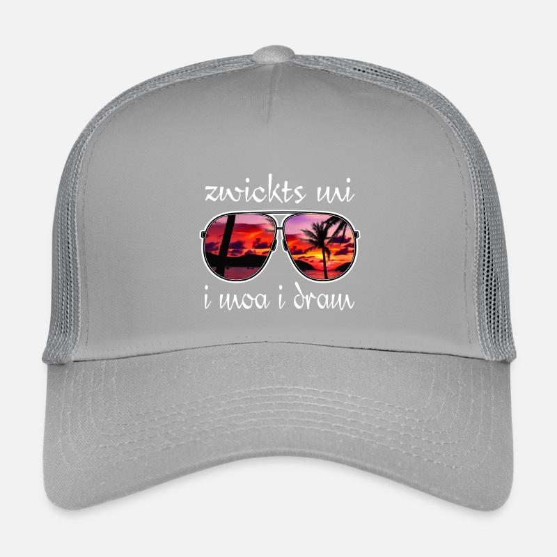 zwickts mi i moa i dram, Urlaubsfeeling, Dialekt Kinder Trucker-Cap