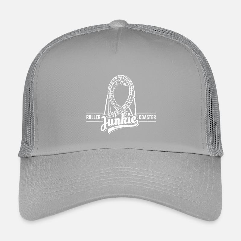 Rollercoaster Junkie - Roller Coaster - Looping Kids’ Trucker Cap