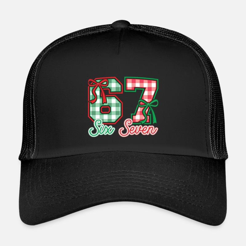 Festive 67 Gingham Bows Kids’ Trucker Cap
