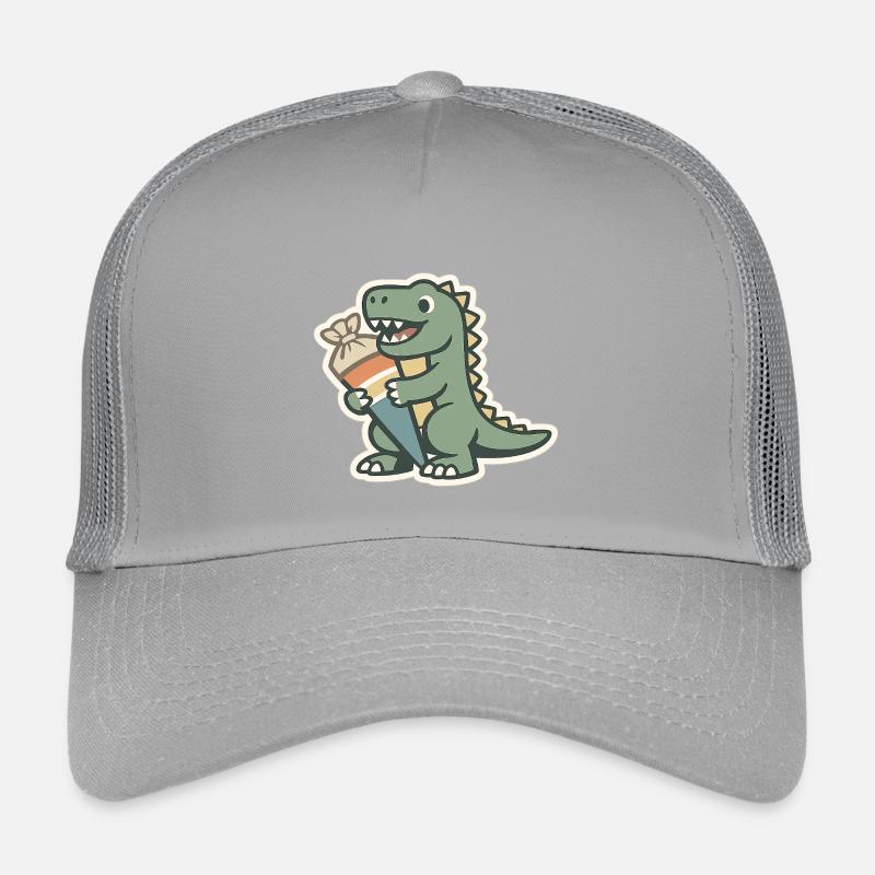 Dino Einschulung Personalisierbar Name Schule Kinder Trucker-Cap