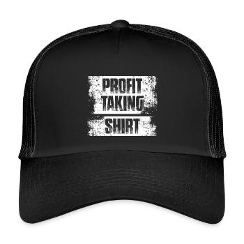 Profit taking Stock Market Stock Market Trader - Kids’ Trucker Cap - black/black - Front