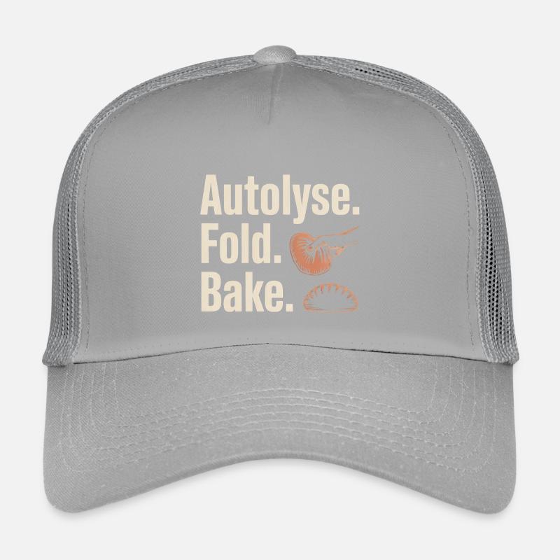Autolyse Fold Backe Bread Kunst Kinder Trucker-Cap