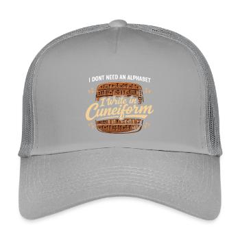 Mésopotamie ancienne, Sumérien - Casquette trucker enfant - gris clair - Devant
