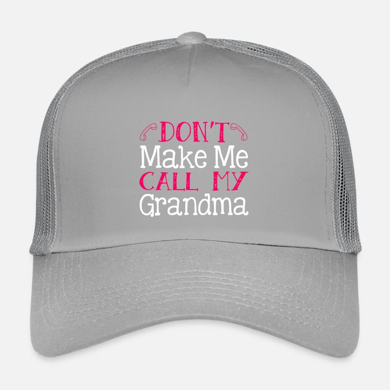 Ne me force pas à appeler ma grand-mère Casquette trucker enfant