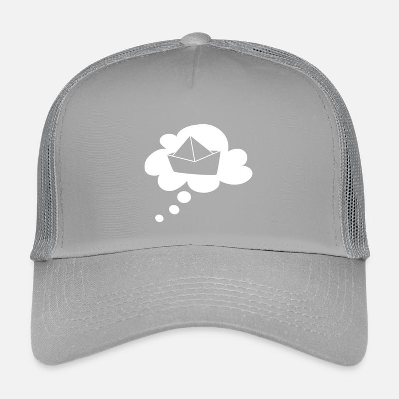 Paper Boat Cloud Thought Bubble Speech Bubble Holiday Kids’ Trucker Cap