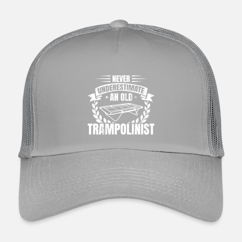 Never underestimate old trampoline jumpers Kids’ Trucker Cap