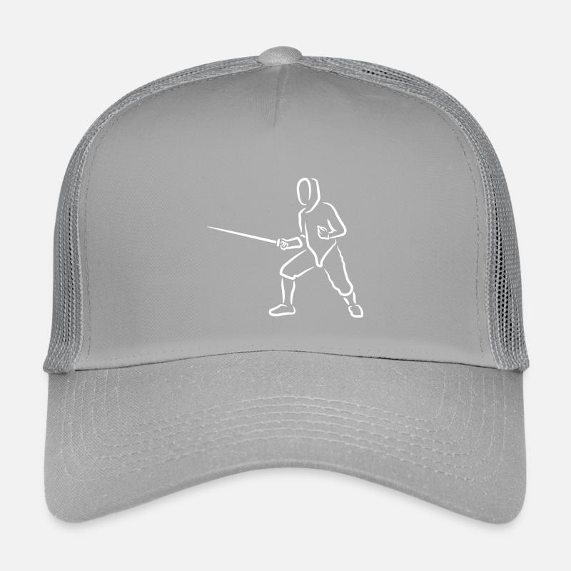 Fencing Drawing Kids’ Trucker Cap