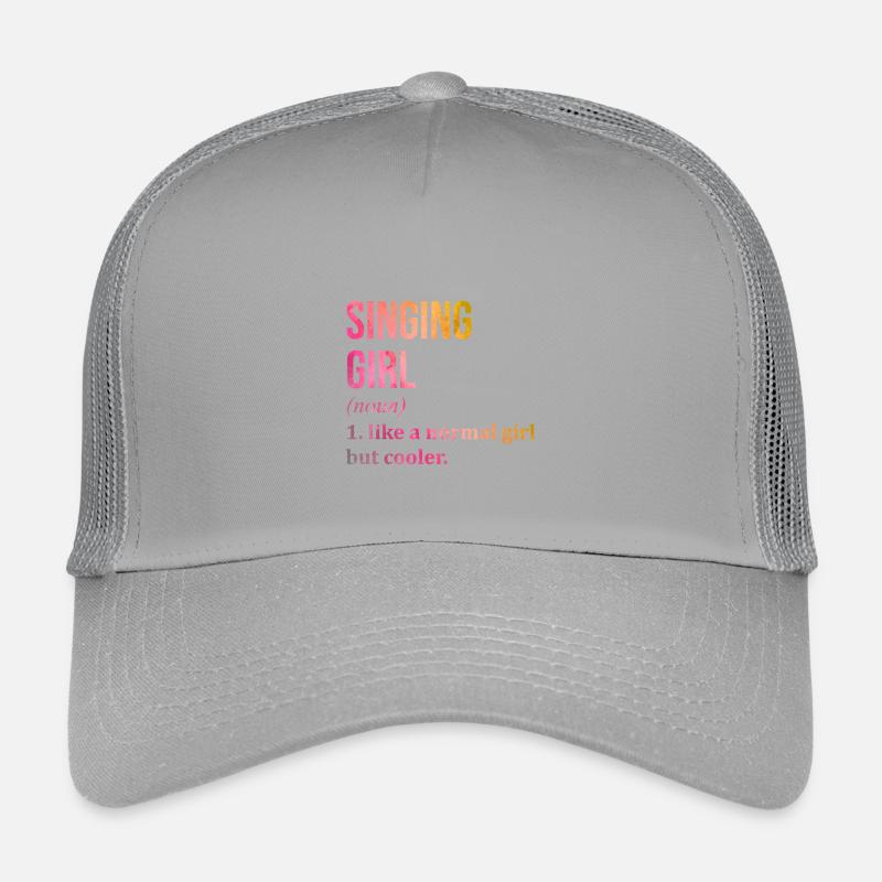 chanteur Casquette trucker enfant