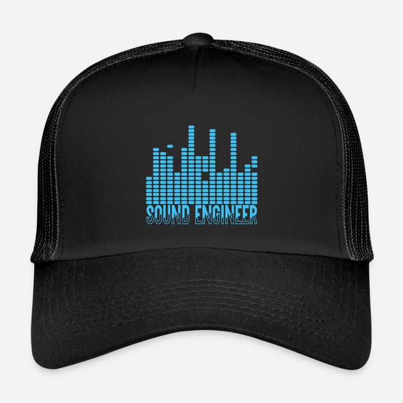 Audio Engineer's Wave Design Kids’ Trucker Cap