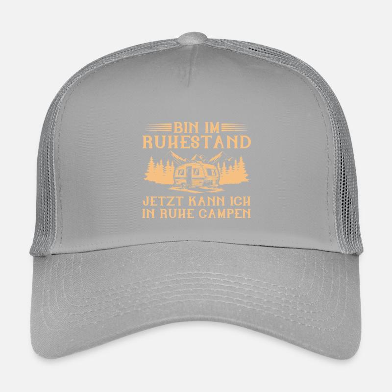 Bin im Ruhestand - Wohnwagen Camping Rentner Kinder Trucker-Cap