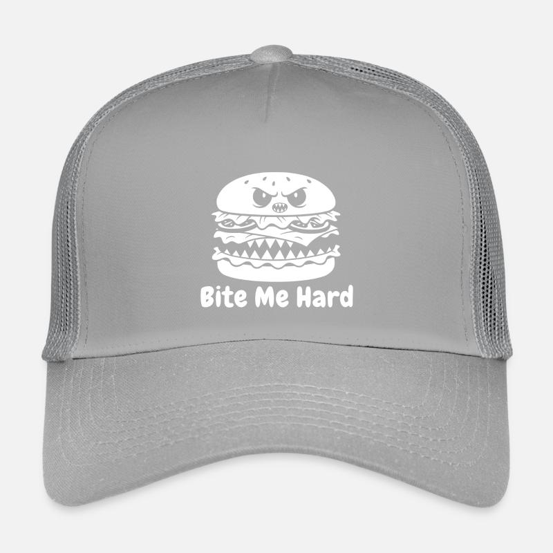 Wütender Hamburger Bite Design Kinder Trucker-Cap