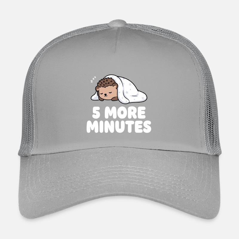 5 more minutes sleep hedgehog Kids’ Trucker Cap