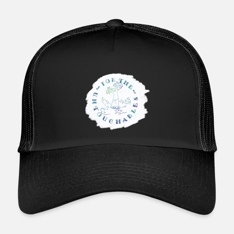 SHARKYS OLDHOUSE untouchables - Kinder Trucker-Cap - Schwarz/Schwarz