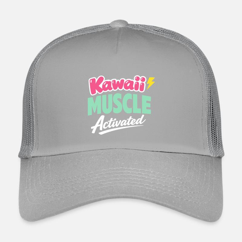 Anime Starkes Mädchen, Das Die Kraft Im Kinder Trucker-Cap