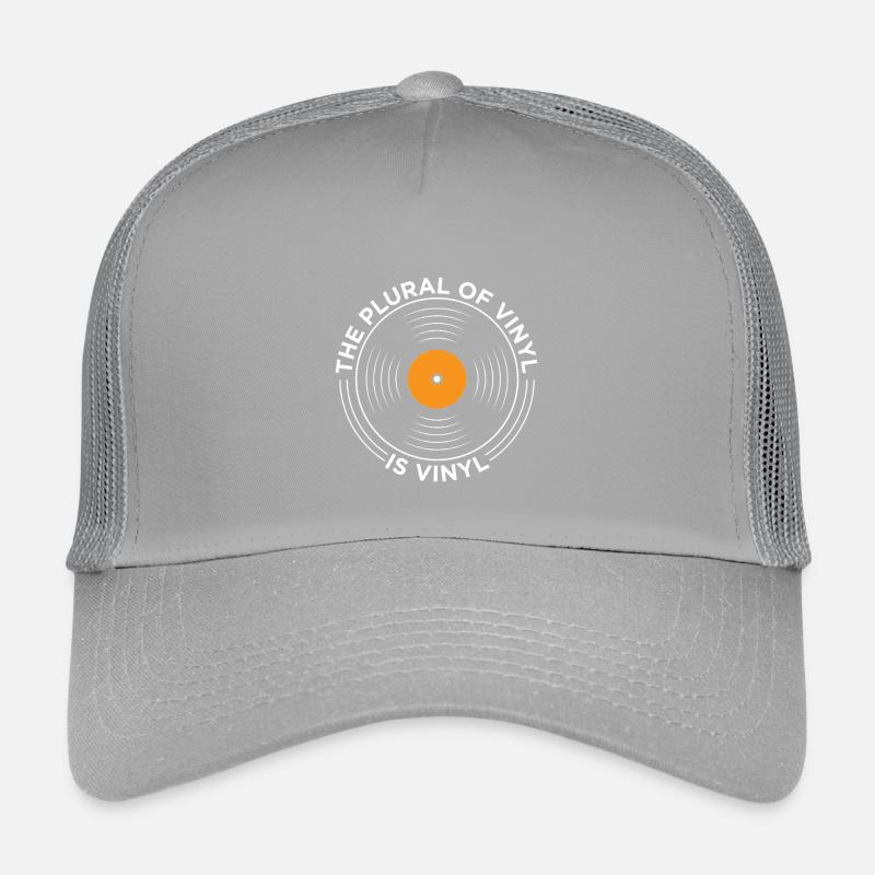 Le pluriel de vinyle est vinyle design musical drôle Casquette trucker enfant
