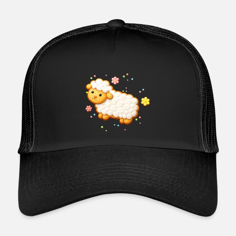 Agneau mignon comme illustration de biscuit décoré Casquette trucker enfant