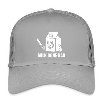 Milch Verdorbene Wut Cartoon - Kinder Trucker-Cap - Hellgrau - Vorne