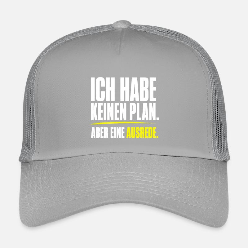 Kein Plan aber eine Ausrede Kinder Trucker-Cap