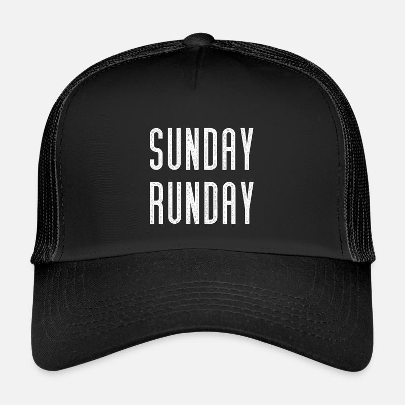 Sonntag Runday - Kinder Trucker-Cap - Schwarz/Schwarz
