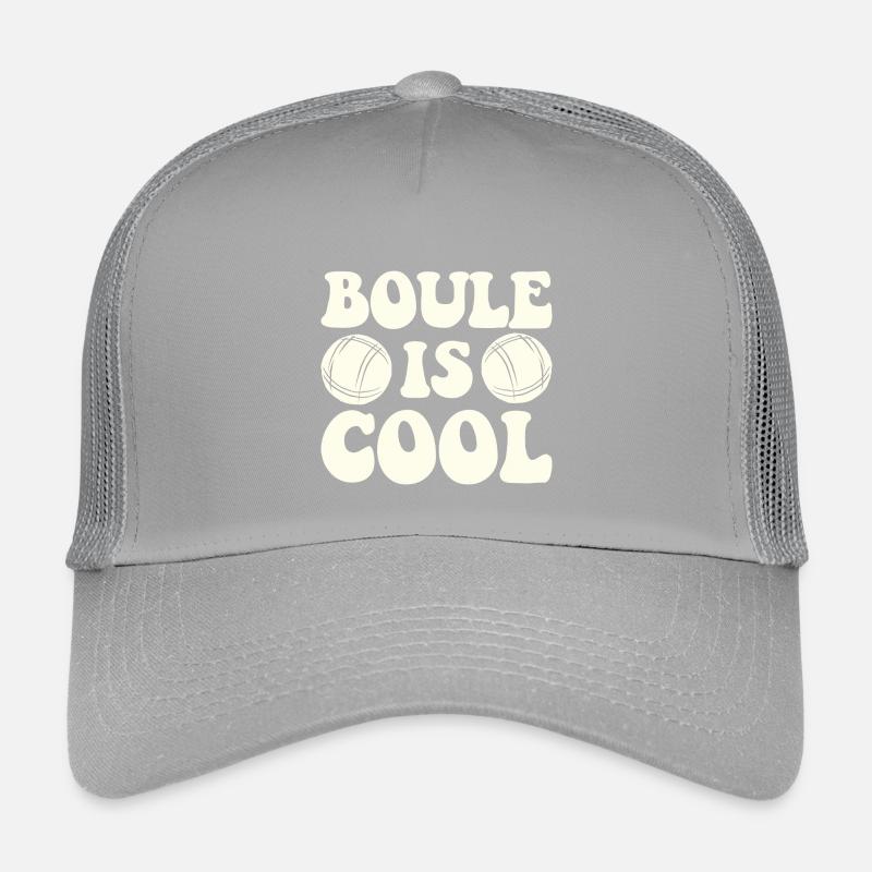 Boule Is Cool Saying for Bouler and Petanque Kids’ Trucker Cap