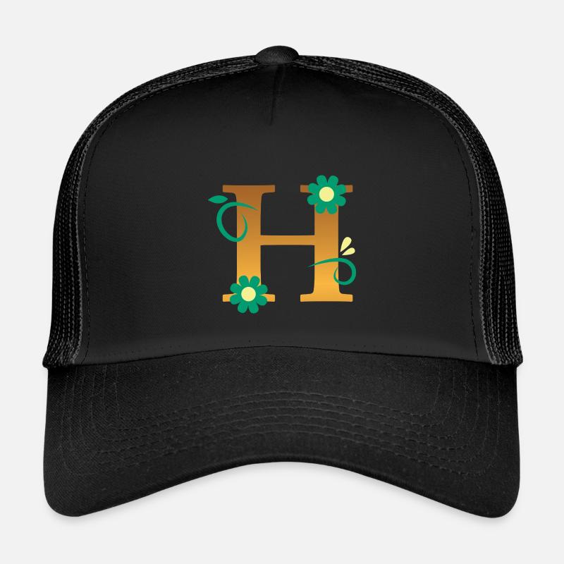 H - Kinder Trucker-Cap - Schwarz/Schwarz
