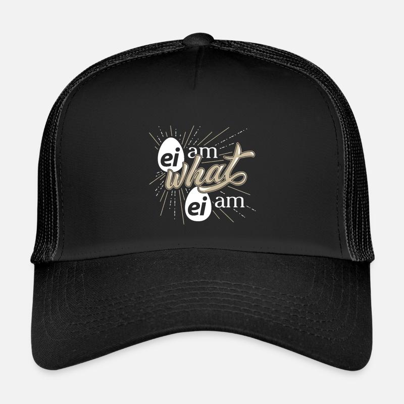 Humorous egg saying design Kids’ Trucker Cap