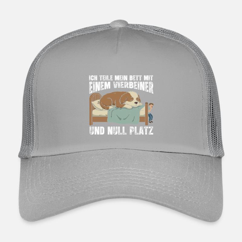 Hund als Bettmitbewohner Kinder Trucker-Cap