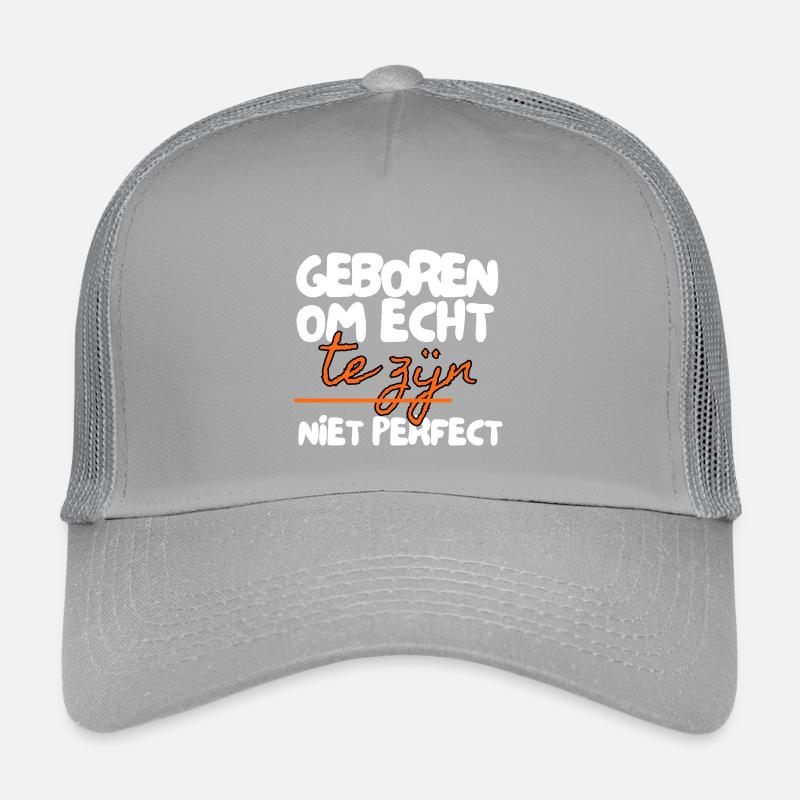 Born to be real – Not perfect Kids’ Trucker Cap