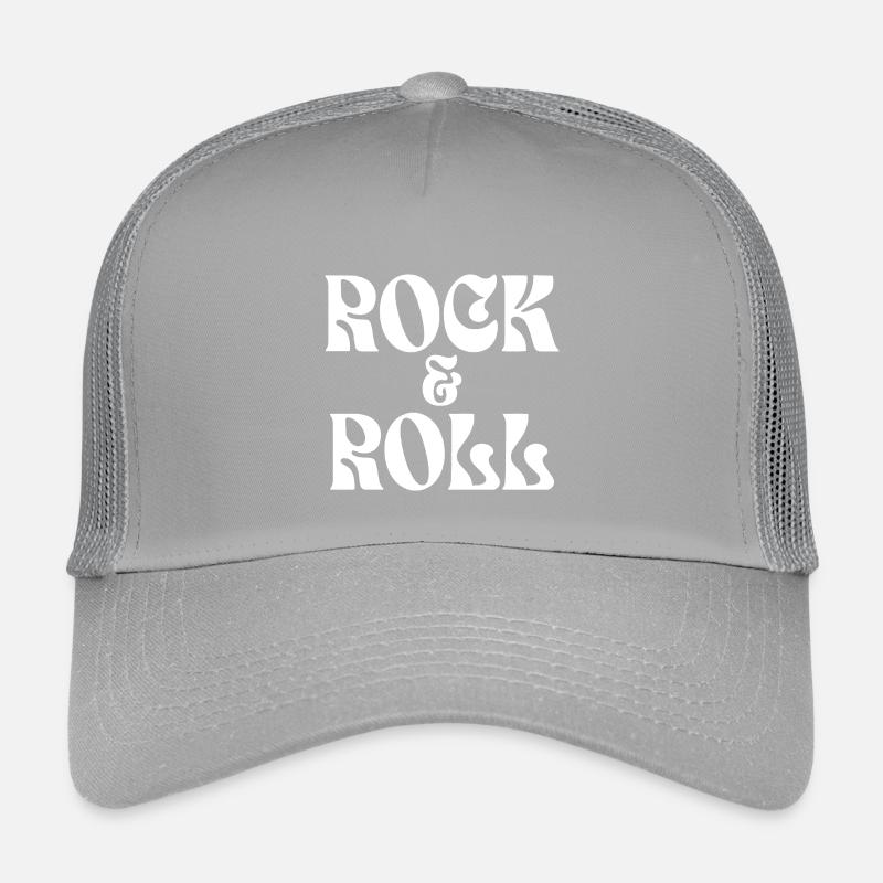 Rock & Roll Retro Typography Kids’ Trucker Cap