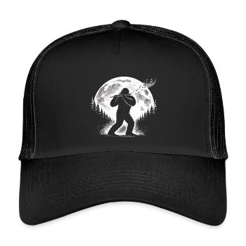 Joueur de flûte Bigfoot - Casquette trucker enfant - noir/noir - Devant