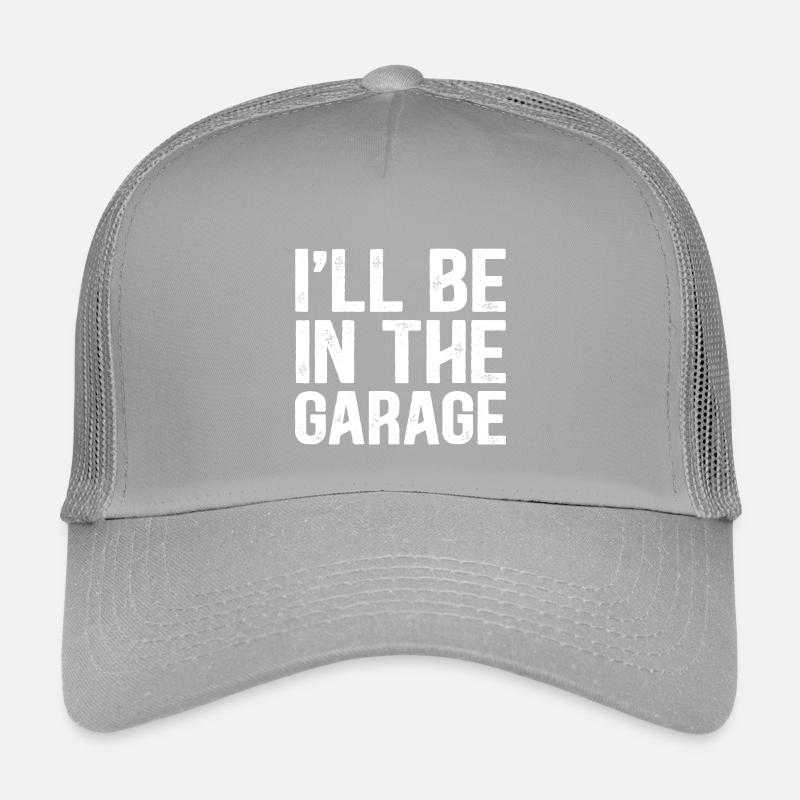 JE SERAI DANS LE GARAGE Casquette trucker enfant