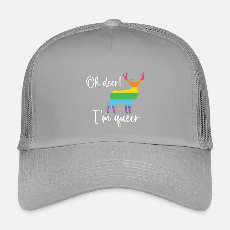 Pride Month LGBTQ - Oh Hirsch, ich bin queer! Kinder Trucker-Cap