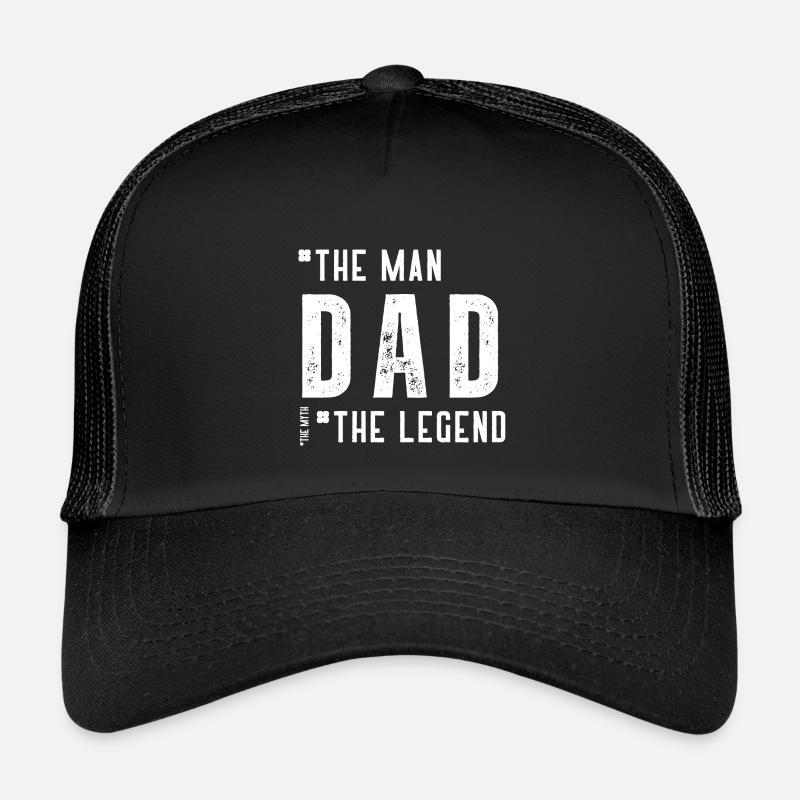 Held der Legende - Kinder Trucker-Cap - Schwarz/Schwarz