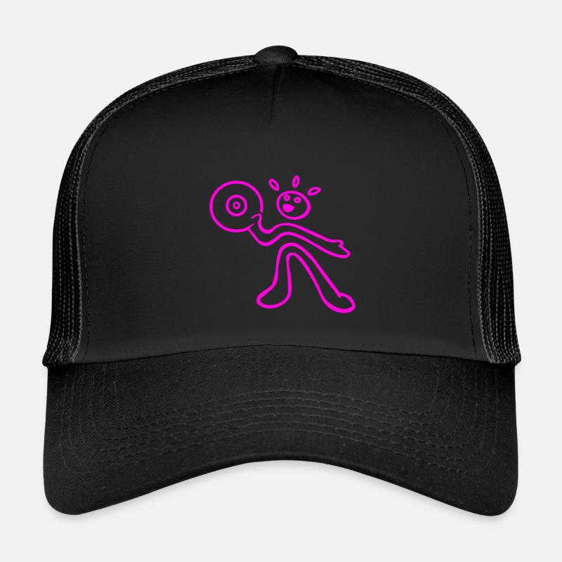 rave DJ - Kids’ Trucker Cap - black/black