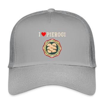 I love dumplings.T-shirt for a lover of dumplings - Kids’ Trucker Cap - light grey - Front