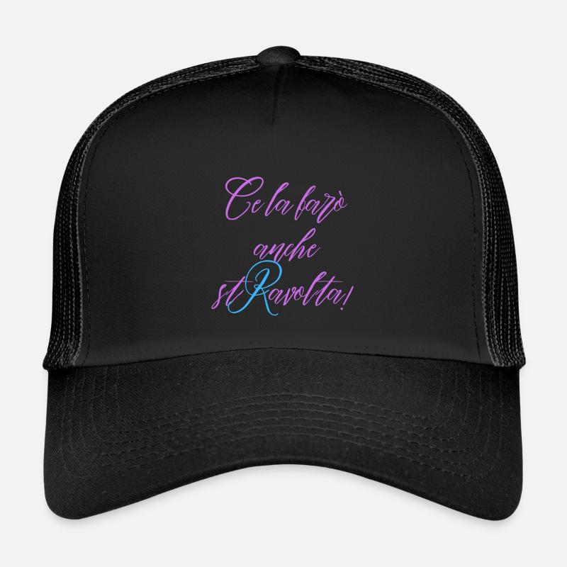 I'll also make it upset - Kids’ Trucker Cap - black/black