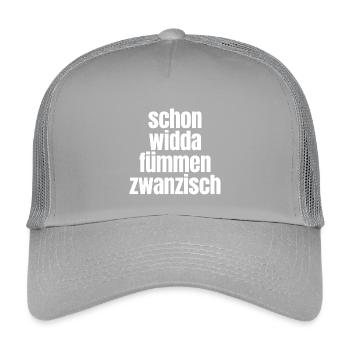 Widda Fümmen Zwanzisch fête déjà ses 50 ans - Casquette trucker enfant - gris clair - Devant
